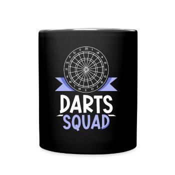 Dartmannschaft Dartverein Team Dart Darts - Full Colour Mug - black - Front
