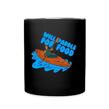 Pagayer pour la nourriture Kayak Hobby Kayak - Mug uni - noir - Devant