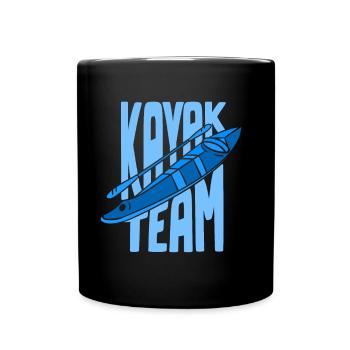 Kayak Team Kayaking Kayakers Kayaking - Full Colour Mug - black - Front