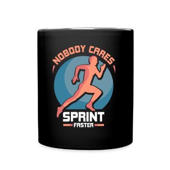 Personne ne s’en soucie Sprint sprint plus rapide - Mug uni - noir - Devant