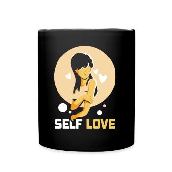 Self-love Self-love Positively Sweet - Full Colour Mug - black - Front