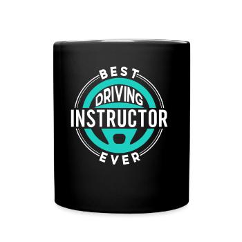 Bester Fahrlehrer Aller Zeiten Beruf Fahrschule - Tasse einfarbig - Schwarz - Vorne