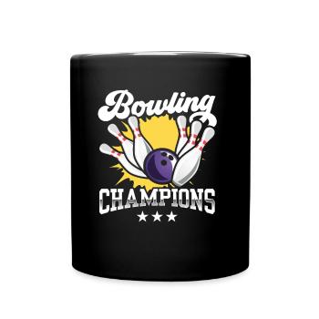 Champion du Bowling Champions Team Bowler Hobby - Mug uni - noir - Devant