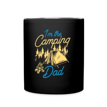 Je suis le Camping Papa Camp Campen Camper - Mug uni - noir - Devant