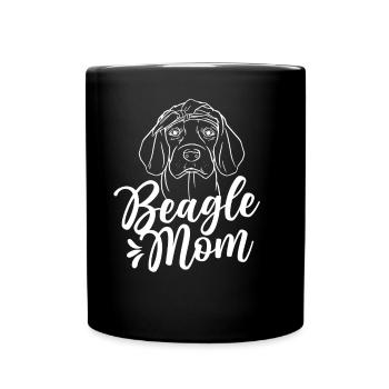 Beagle Mama Puppy Lover Beagles Dog - Mug uni - noir - Devant