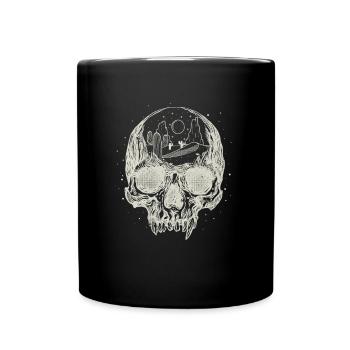 Fantasy Space Desert Skull Cosmic Esotericism - Mug uni - noir - Devant
