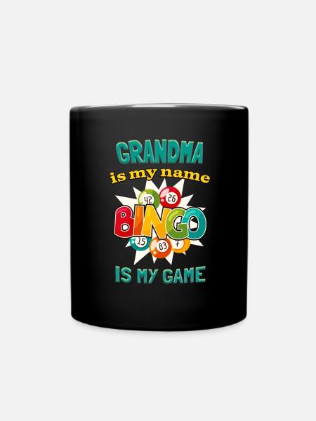 Grand-mère Joueur de Lotto Bingo drôle - Mug uni - noir