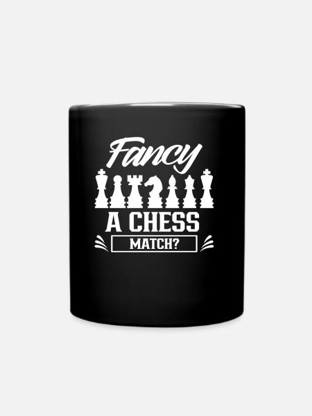 Envie d’un jeu d’échecs Joueur d’échecs Échecs - Mug uni - noir