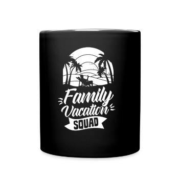 Family Holiday Squad Family Holiday Family - Full Colour Mug - black - Front