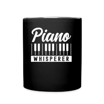 Piano Whisperer Piano Whisperer Pianiste - Mug uni - noir - Devant