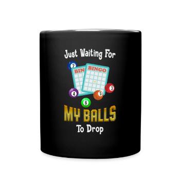 Funny Bingo Quote Bingo Player - Full Colour Mug - black - Front