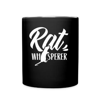 Rat Whisperer Rat Whisperer Animal Rats Sweet - Full Colour Mug - black - Front
