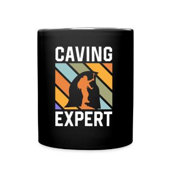 Cave Exploring Cave Caving Caving Cave - Full Colour Mug - black - Front