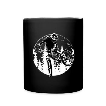 1 07 - Tasse einfarbig - Schwarz - Vorne