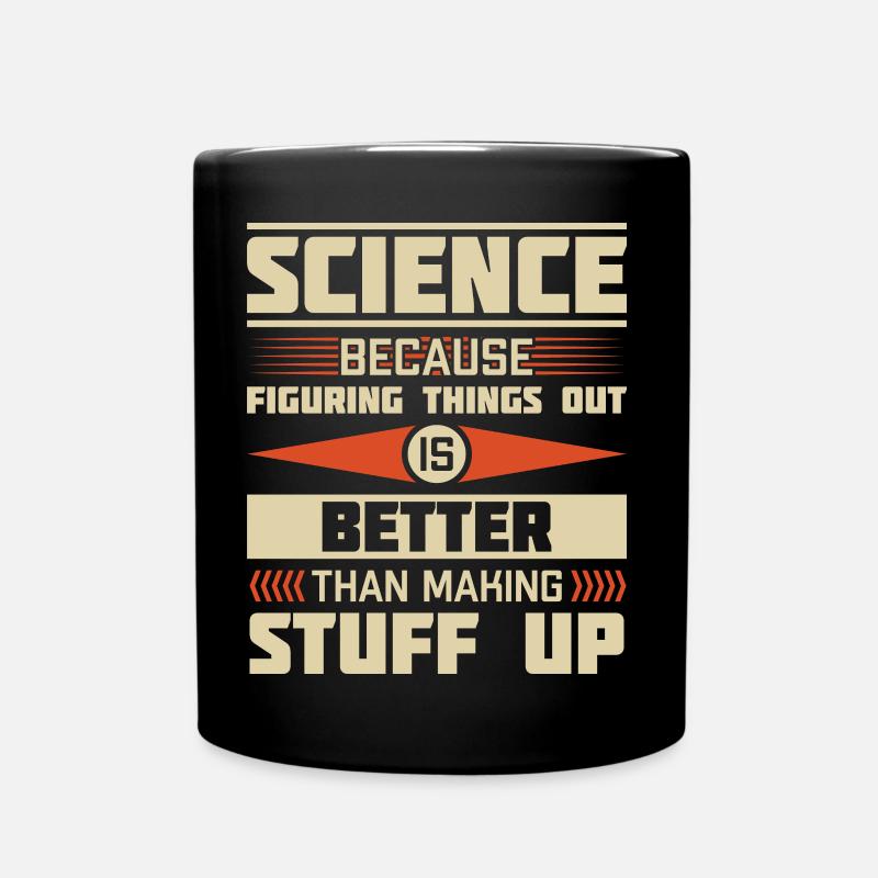 Citation scientifique amusante - Mug uni - noir
