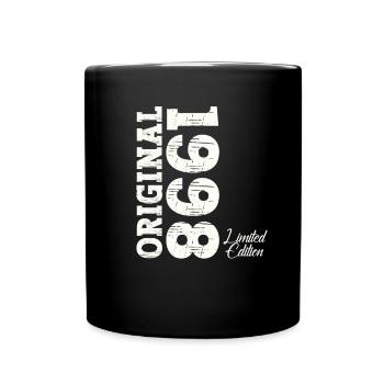 Né 1998 25ème anniversaire Cadeau homme / femme - Mug uni - noir - Devant