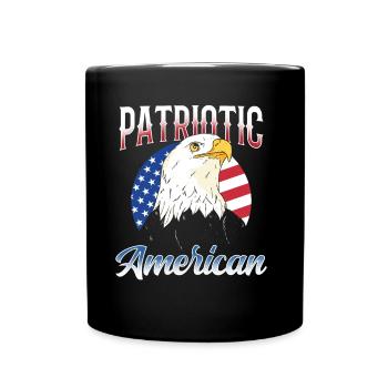 Patriotic American Patriotic Patriot US - Full Colour Mug - black - Front