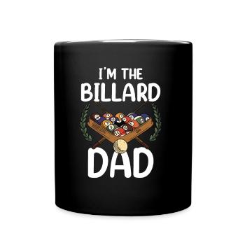 Je suis le billard Billiard-Dad Billiard Pool Billiards - Mug uni - noir - Devant