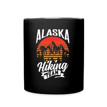 Alaska Hiking Team Randonnée Randonnée Hiker - Mug uni - noir - Devant