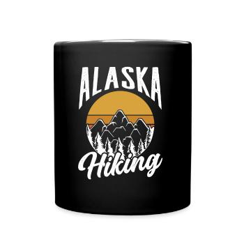 Alaska Randonnée Randonneur Randonnée Nature - Mug uni - noir - Devant
