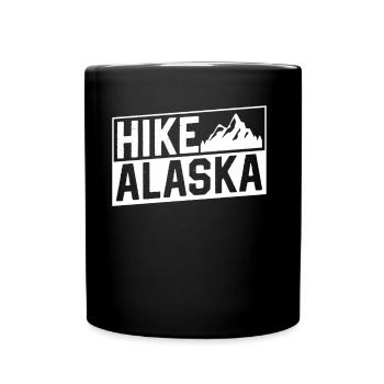 Hiking In Alaska Hiker Hike Hiking - Full Colour Mug - black - Front