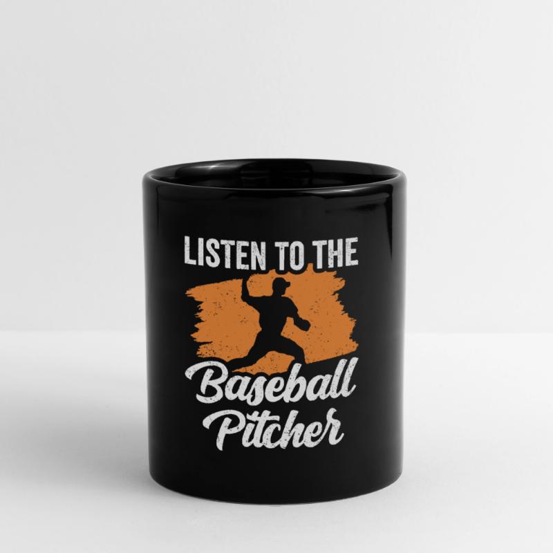 Écouter le lanceur de baseball Pitcher Hobby Player Mug uni