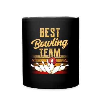 Best Bowling Team Hobby Team Bowling Bowler - Full Colour Mug - black - Front