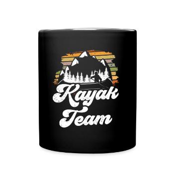Kayak Team Kayakers Kayaking Kayaking Hobby - Full Colour Mug - black - Front