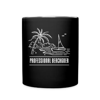 Professionnel Beachgoer Holiday Beach Beach - Mug uni - noir - Devant