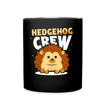 Hedgehog Team Pet Mignons dictons - Mug uni - noir - Devant