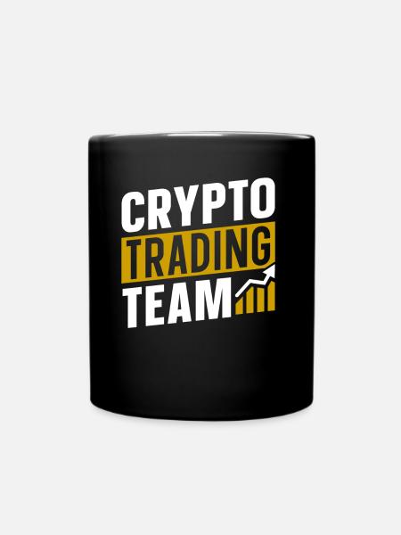 Crypto Trading Team Crypto Trades Trader - Full Colour Mug - black
