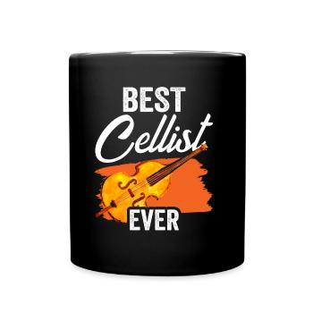 Bester Cellist Aller Zeiten Musiker Cello Cellos - Tasse einfarbig - Schwarz - Vorne