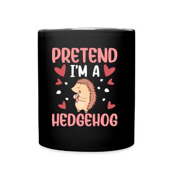 Imaginez que je suis un hérisson mignon - Mug uni - noir - Devant