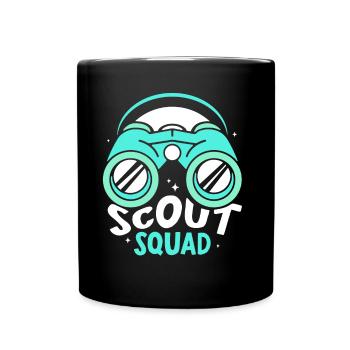 Pfadfinder Team Pfadfinden Zeltlager Sippe - Tasse einfarbig - Schwarz - Vorne