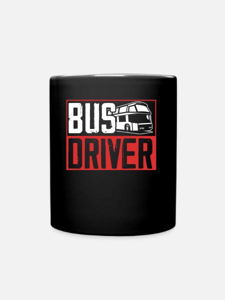 Busfahrer Busfahren Reisebus - Tasse einfarbig - Schwarz