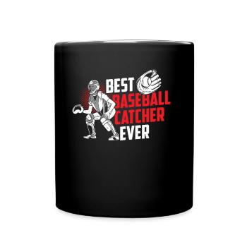 Best Baseball Catcher Ever Catcher Hobby - Full Colour Mug - black - Front