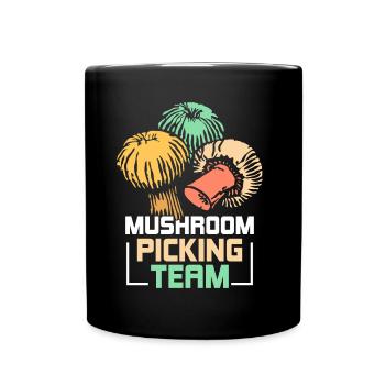 Mushroom Pickers Team Mushroom Pickers Mushroom Pickers Mushroom Pickers - Full Colour Mug - black - Front