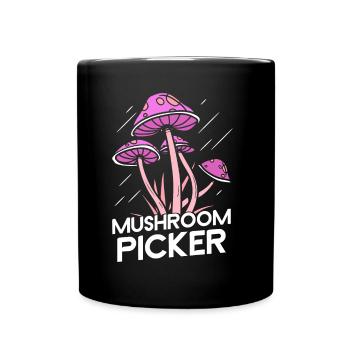 Mushroom pickers Mushroom pickers Mushroom pickers - Full Colour Mug - black - Front
