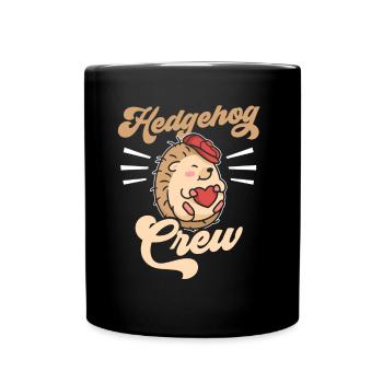 Hérisson équipe Mignons Paroles d’animaux de compagnie - Mug uni - noir - Devant