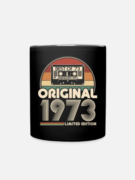 Original 1973 vintage vintage anniversaire rétro - Mug uni - noir