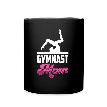 Gymnast Mama Gymnast Gymnastics Gymnastics Gymnastics - Full Colour Mug - black - Front