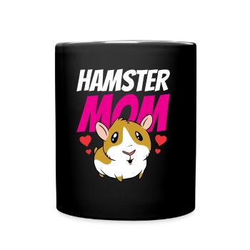 Hamster Mom Owner Pet Sweet - Full Colour Mug - black - Front