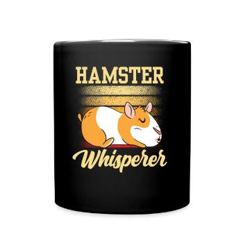 Hamster Whisperer Owner Cute Pet - Full Colour Mug - black - Front
