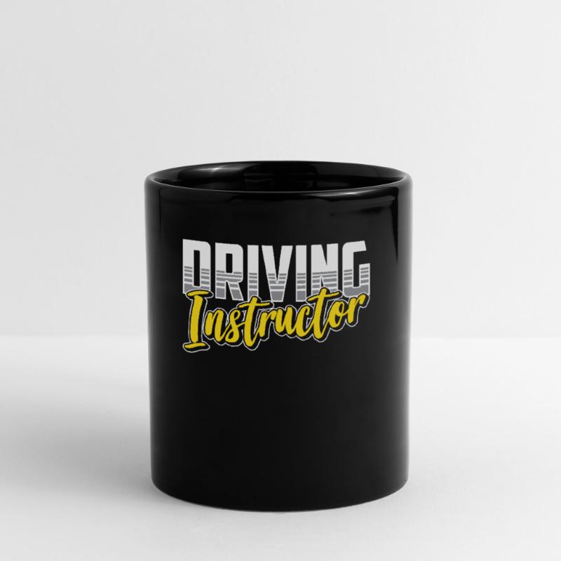 Driving instructor Learner driving school driving lesson Full Colour Mug