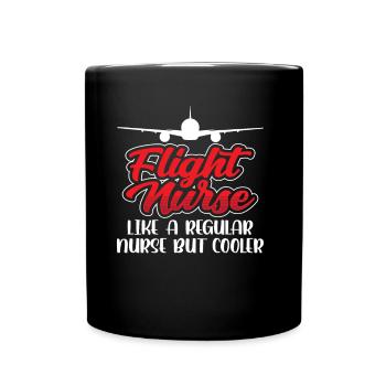 Infirmière de vol Médecin de vol Profession de médecin de vol - Mug uni - noir - Devant