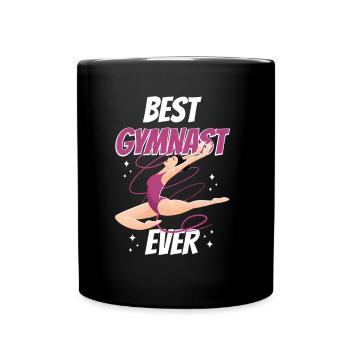 Bester Turner Aller Zeiten Gymnast Gymnastik - Tasse einfarbig - Schwarz - Vorne
