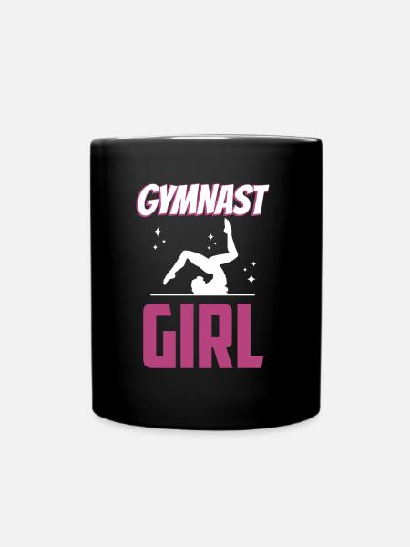 Gymnaste Gymnaste Filles Gymnastique Gymnastique - Mug uni - noir
