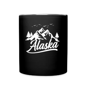 Alaska Wanderer Randonnée Randonnée Nature - Mug uni - noir - Devant