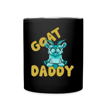 Chèvres Papa Animal Lovers Chèvre Domestique Chèvre - Mug uni - noir - Devant