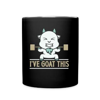 J’ai Goat This Gym Weightlifting Gym Animal - Mug uni - noir - Devant